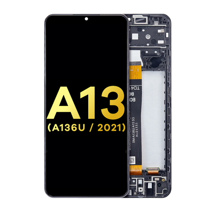LCD Assembly With Frame For Samsung Galaxy A13 5G (A136U / 2021) (Refurbished) (All Colors)