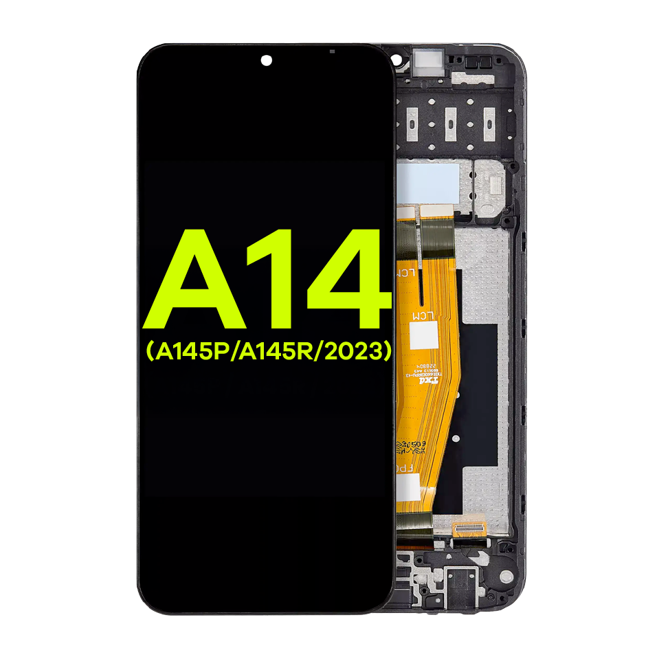 LCD Assembly With Frame For Samsung Galaxy A14 4G (A145P / A145R / 2023) (Service Pack) (All Colors)