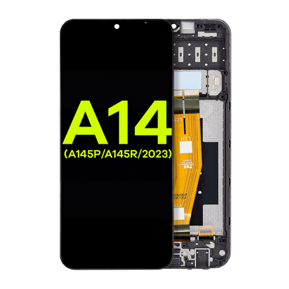 LCD Assembly With Frame For Samsung Galaxy A14 4G (A145P / A145R / 2023) (Service Pack) (All Colors)