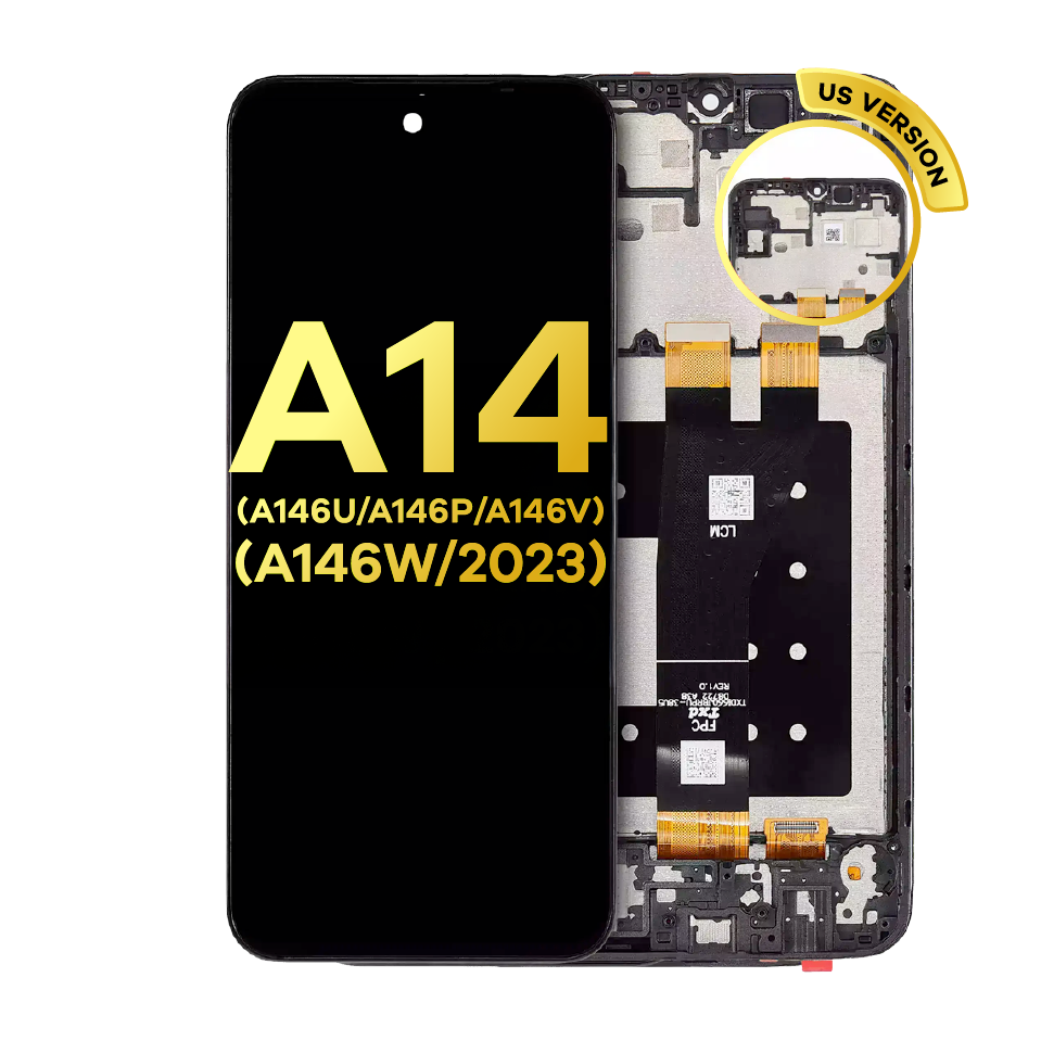 LCD Assembly With Frame For Samsung Galaxy A14 5G (A146U / A146P / A146V / A146W / 2023) (US Version) (Refurbished) (All Colors)