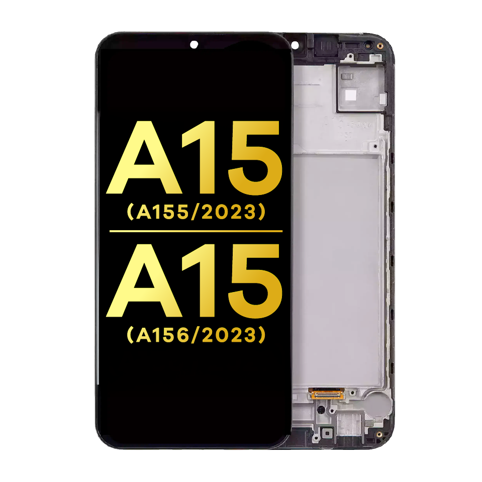 OLED Assembly With Frame For Samsung Galaxy A15 4G (A155 / 2023) / A15 5G (A156 / 2023) (Refurbished) (All Colors)