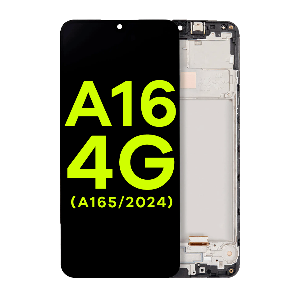 OLED Assembly With Frame For Samsung Galaxy A16 4G (A165 / 2024) (Service Pack) (All Colors)