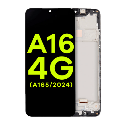 OLED Assembly With Frame For Samsung Galaxy A16 4G (A165 / 2024) (Service Pack) (All Colors)