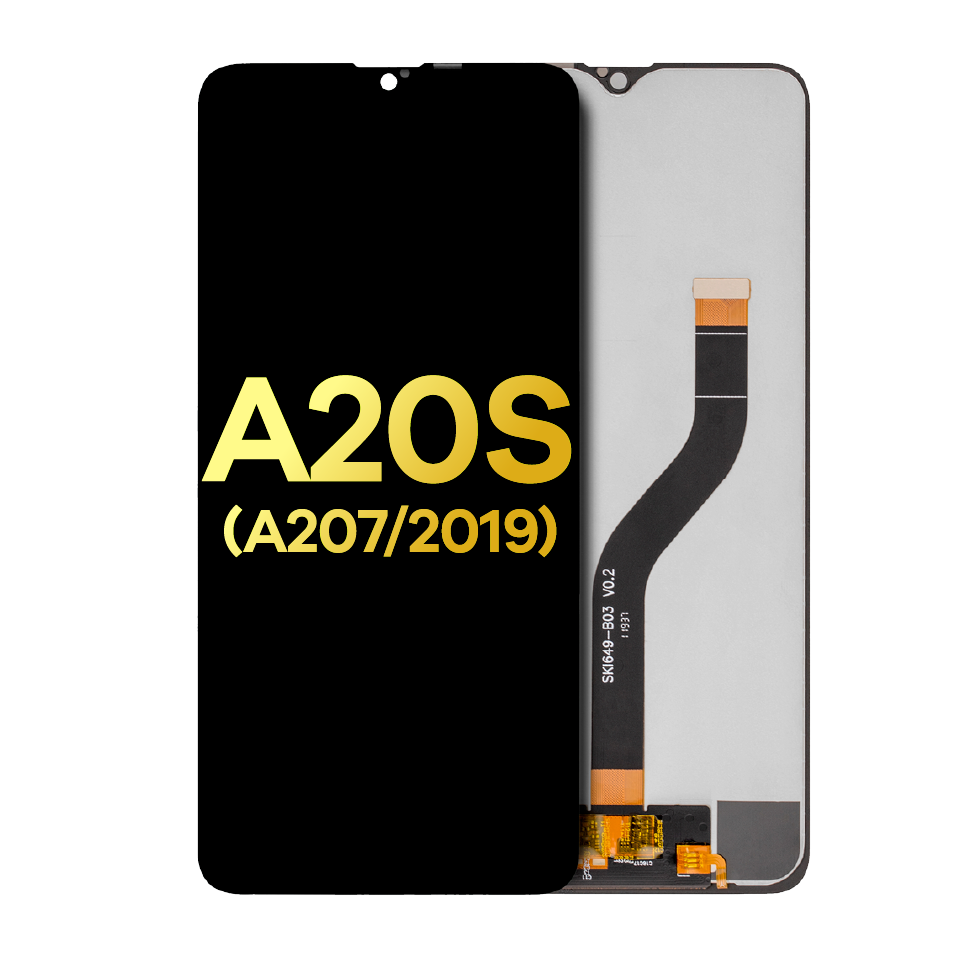 LCD Assembly Without Frame For Samsung Galaxy A20S (A207 / 2019) (Refurbished) (All Colors)