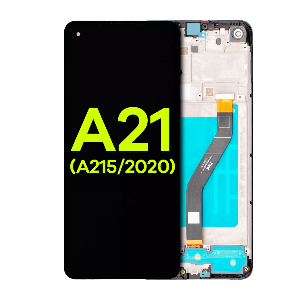 LCD Assembly With Frame For Samsung Galaxy A21 (A215 / 2020) (Aftermarket Plus)