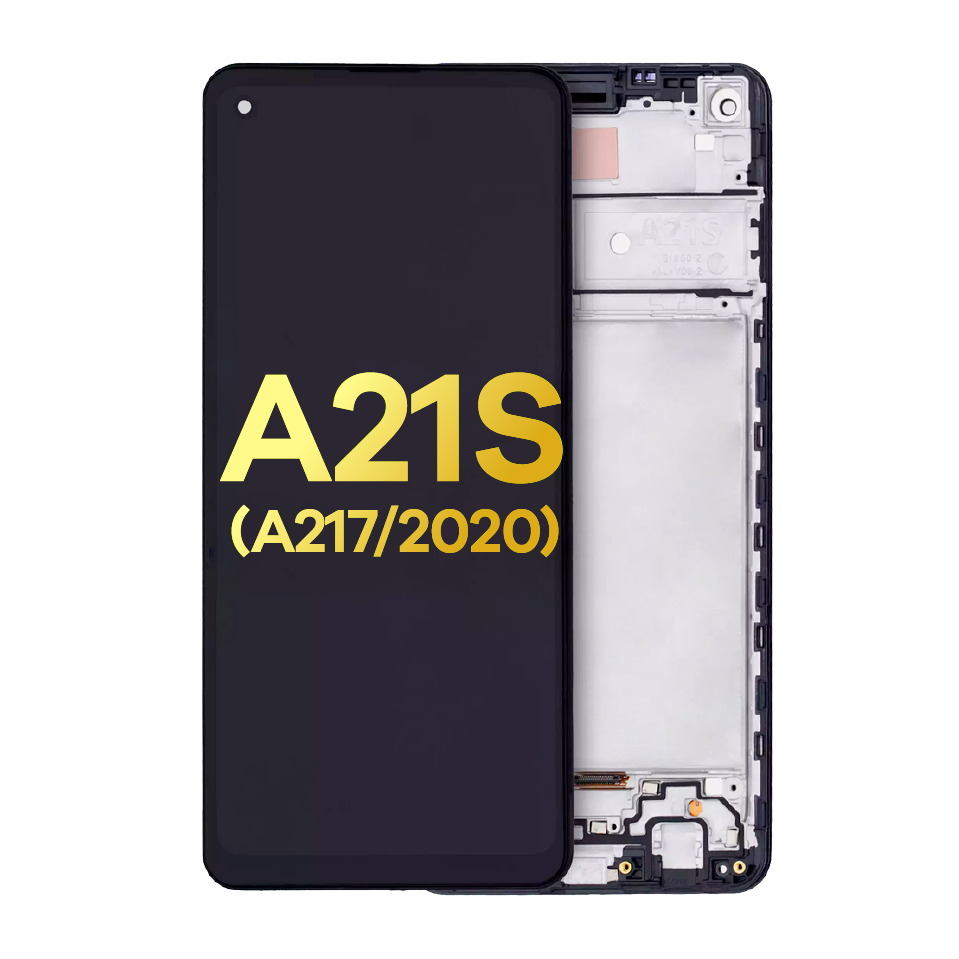 LCD Assembly With Frame For Samsung Galaxy A21s (A217 / 2020) (Refurbished) (All Colors)