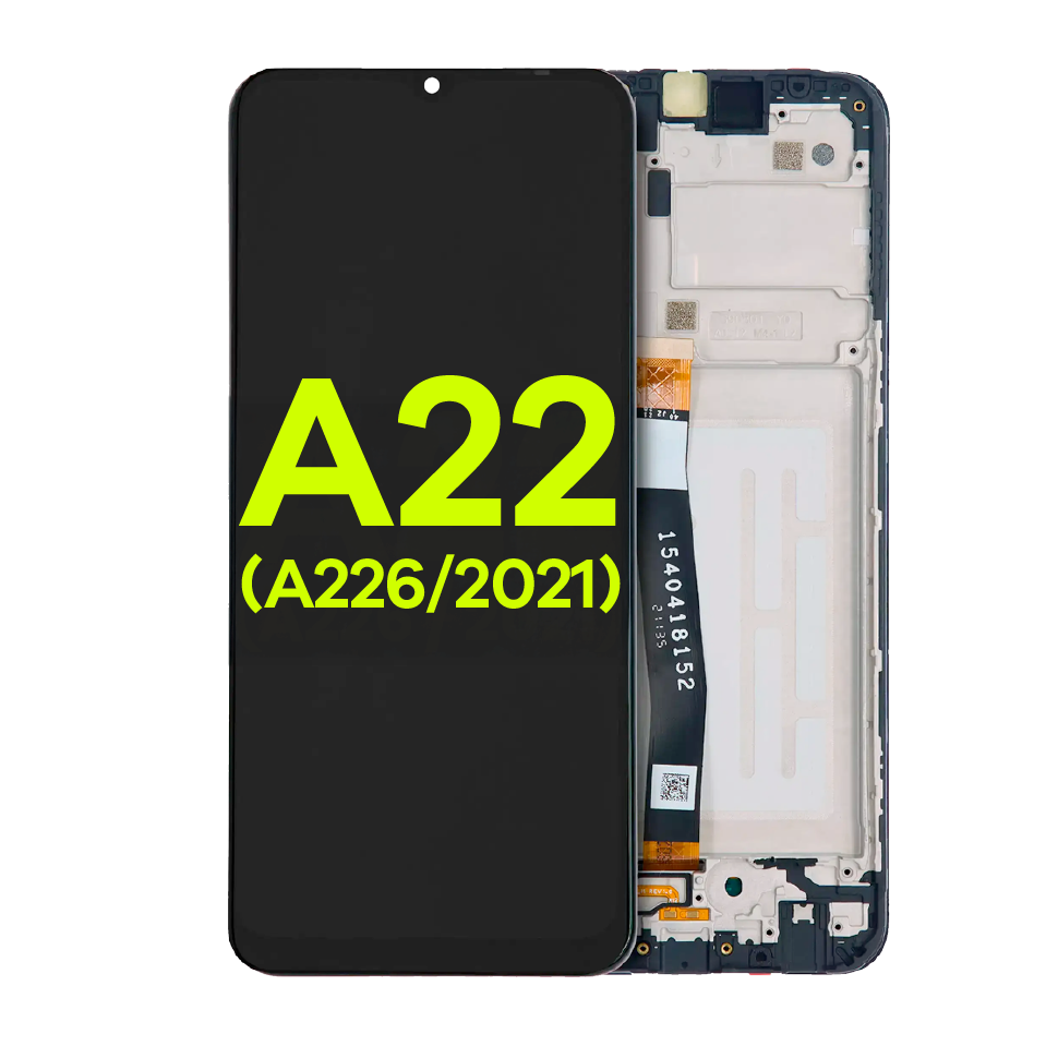 LCD Assembly With Frame For Samsung Galaxy A22 5G (A226 / 2021) (Service Pack) (All Colors)
