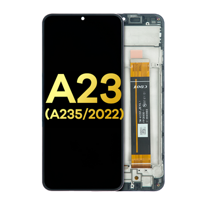 LCD Assembly With Frame For Samsung Galaxy A23 (A235 / 2022) (Refurbished) (All Colors)