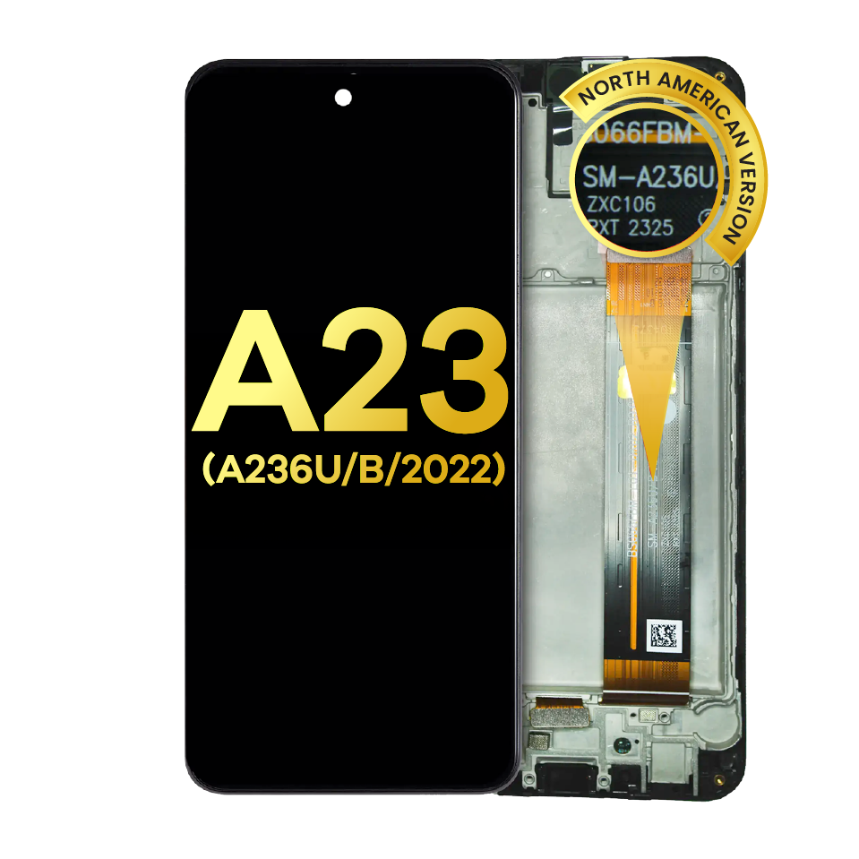 LCD Assembly With Frame For Samsung Galaxy A23 5G (A236U/B / 2022) (North American U/B Version) (Refurbished) (All Colors)