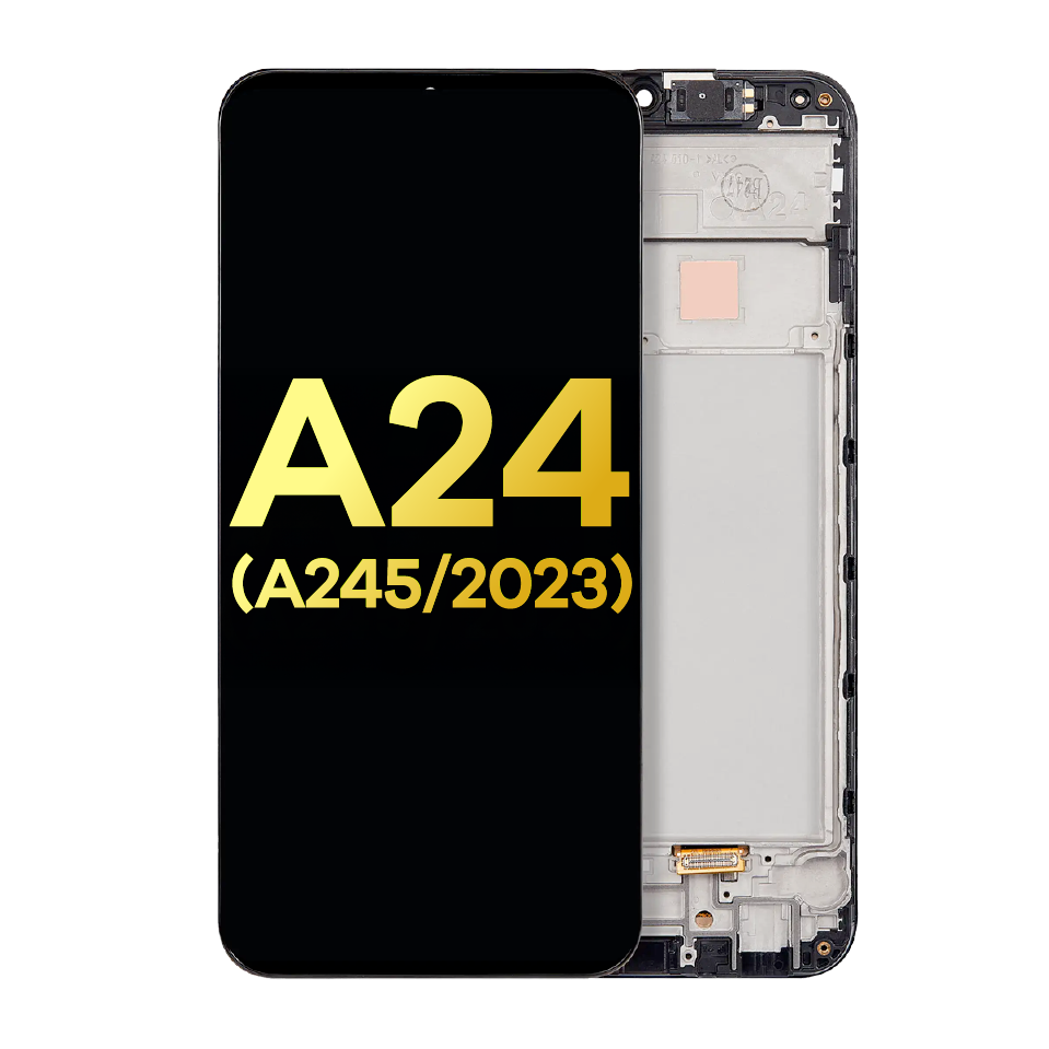 OLED Assembly With Frame For Samsung Galaxy A24 4G (A245 / 2023) (Service Pack) (All Colors)
