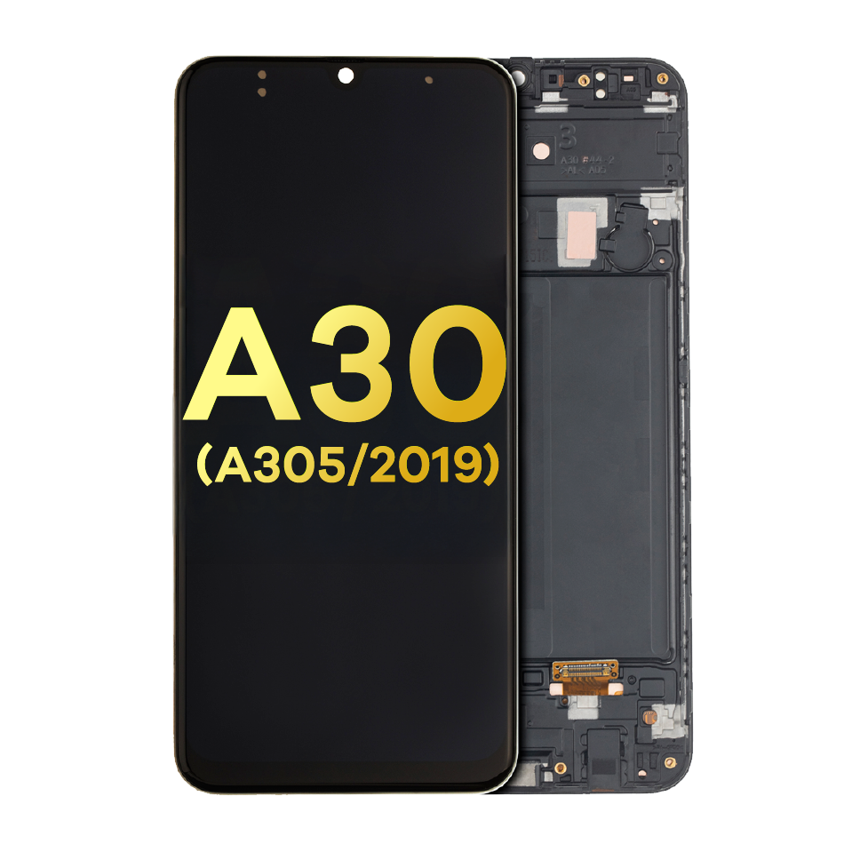 OLED Assembly With Frame For Samsung Galaxy A30 (A305 / 2019) (Refurbished) (All Colors)