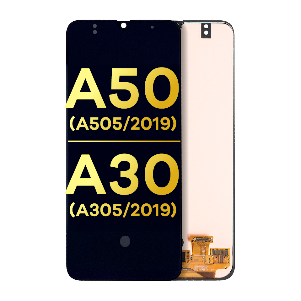 OLED Assembly Without Frame For Samsung Galaxy A50 (A505 / 2019) / A30 (A305 / 2019) (All Models) (Refurbished) (All Colors)