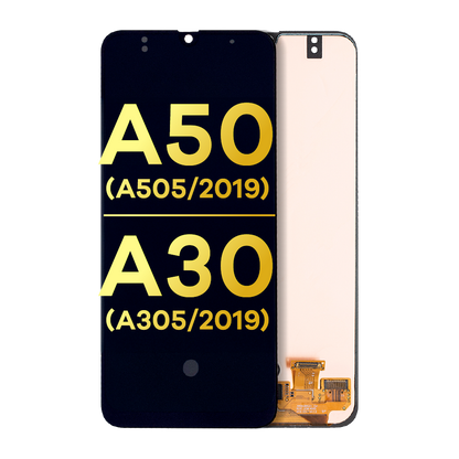 OLED Assembly Without Frame For Samsung Galaxy A50 (A505 / 2019) / A30 (A305 / 2019) (All Models) (Refurbished) (All Colors)