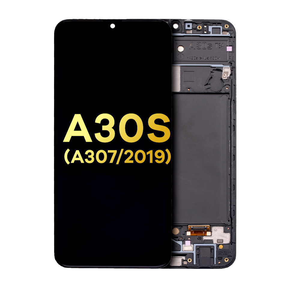 OLED Assembly With Frame For Samsung Galaxy A30s (A307 / 2019) (Refurbished) (All Colors)