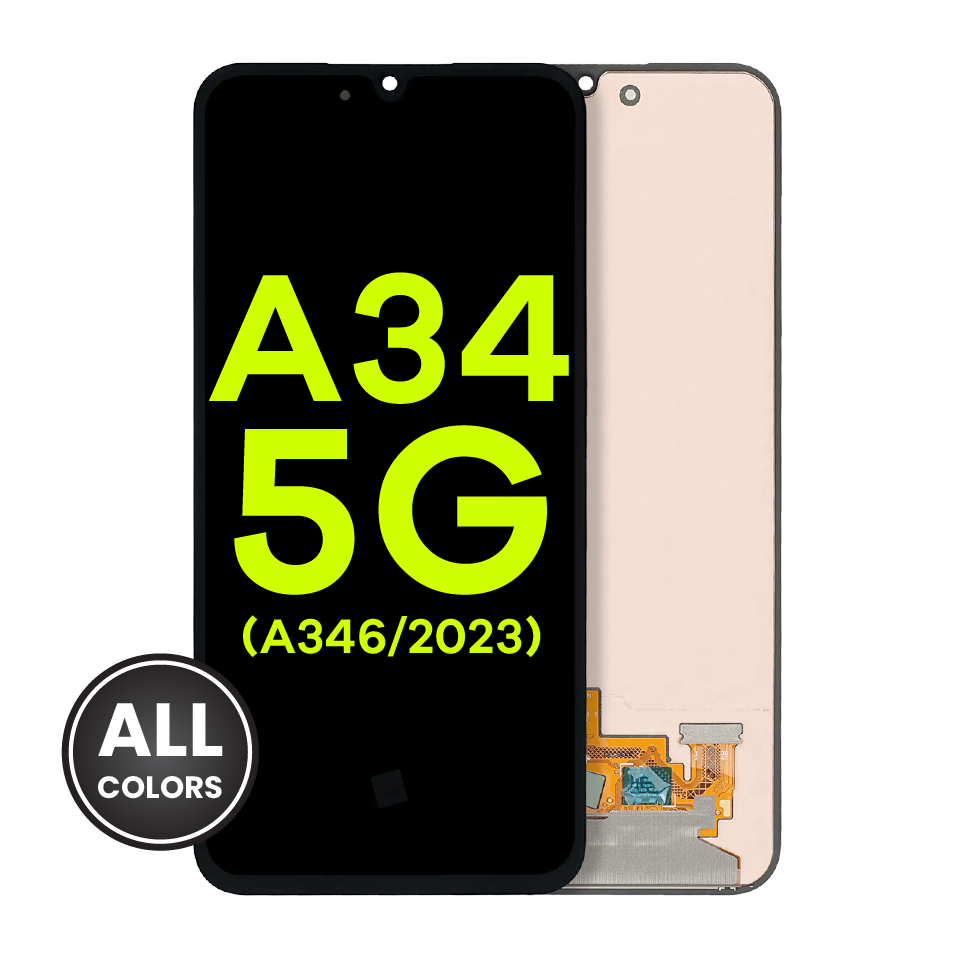 OLED Assembly Without Frame For Samsung Galaxy A34 5G (A346 / 2022) (Service Pack) (All Colors)