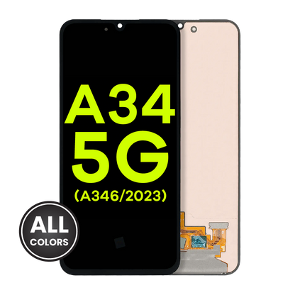 OLED Assembly Without Frame For Samsung Galaxy A34 5G (A346 / 2022) (Service Pack) (All Colors)