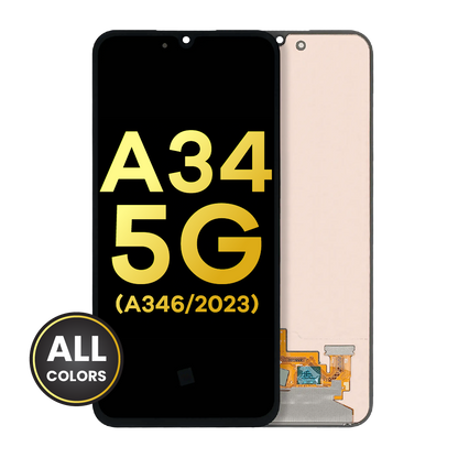 OLED Assembly Without Frame For Samsung Galaxy A34 5G (A346 / 2023) (Refurbished) (All Colors)
