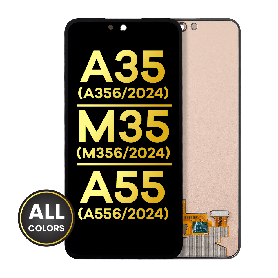 OLED Assembly Without Frame For Samsung Galaxy A35 5G (A356 / 2024) / M35 (M356 / 2024) / A55 (A556 / 2024) (Refurbished) (All Colors)