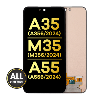 OLED Assembly Without Frame For Samsung Galaxy A35 5G (A356 / 2024) / M35 (M356 / 2024) / A55 (A556 / 2024) (Refurbished) (All Colors)