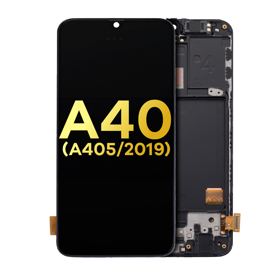 OLED Assembly With Frame For Samsung Galaxy A40 (A405 / 2019) (Refurbished) (All Colors)