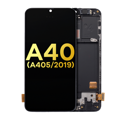 OLED Assembly With Frame For Samsung Galaxy A40 (A405 / 2019) (Refurbished) (All Colors)