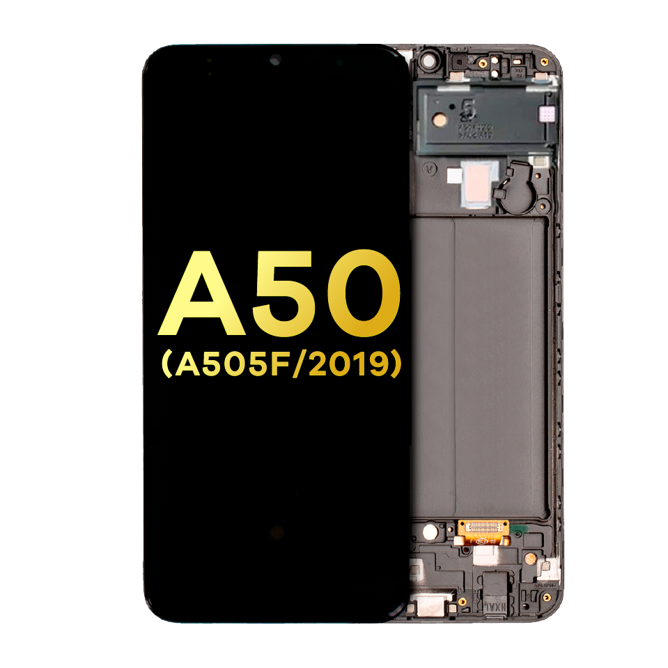 OLED Assembly With Frame For Samsung Galaxy A50 (A505F / 2019) (Refurbished) (All Colors)