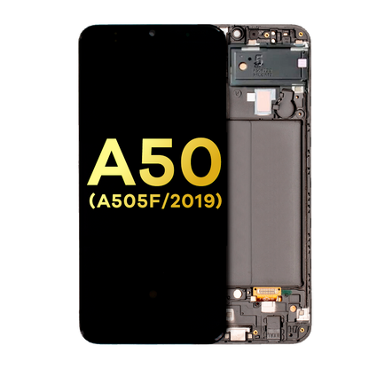 OLED Assembly With Frame For Samsung Galaxy A50 (A505F / 2019) (Refurbished) (All Colors)