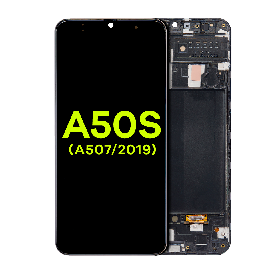OLED Assembly With Frame For Samsung Galaxy A50s (A507 / 2019) (Aftermarket Plus) (All Colors)