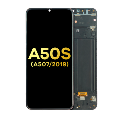 OLED Assembly With Frame For Samsung Galaxy A50s (Refurbished) (A507 / 2019) (All Colors)