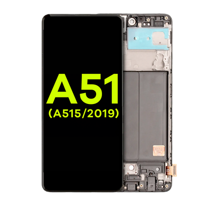 OLED Assembly With Frame For Samsung Galaxy A51 4G (A515 / 2019) (Service Pack) (All Colors)