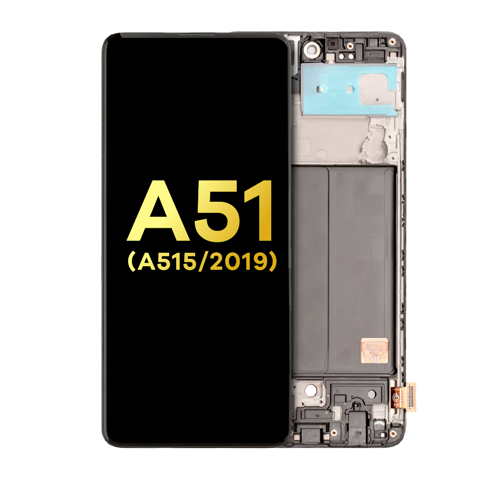 OLED Assembly With Frame For Samsung Galaxy A51 4G (A515 / 2019) (Refurbished) (All Colors)