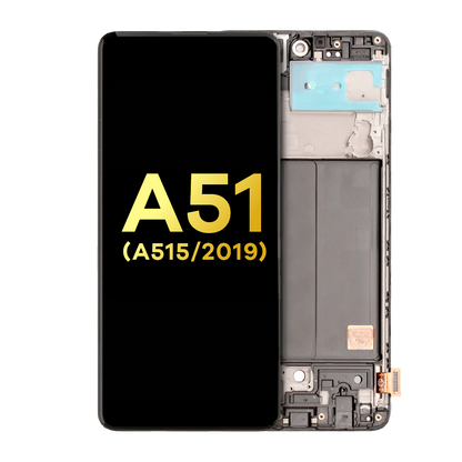 OLED Assembly With Frame For Samsung Galaxy A51 4G (A515 / 2019) (Refurbished) (All Colors)