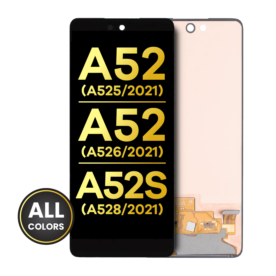 OLED Assembly Without Frame For Samsung A52 4G (A525 / 2021) / 5G (A526 / 2021) / A52S 5G (A528 / 2021) (Refurbished) (All Colors)