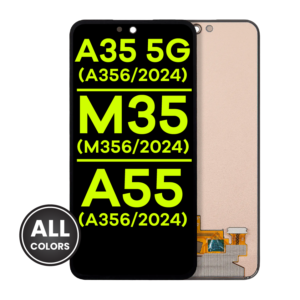 OLED Assembly Without Frame For Samsung Galaxy A35 5G (A356 / 2024) / M35 (M356 / 2024) / A55 (A556 / 2024) (Service Pack) (All Colors)