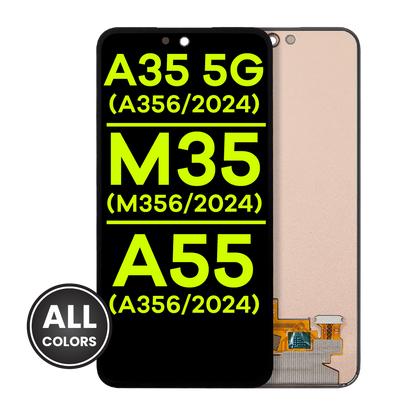 OLED Assembly Without Frame For Samsung Galaxy A35 5G (A356 / 2024) / M35 (M356 / 2024) / A55 (A556 / 2024) (Service Pack) (All Colors)
