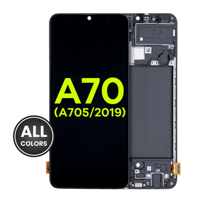 OLED Assembly With Frame For Samsung Galaxy A70 (A705 / 2019) (Service Pack) (All Colors)