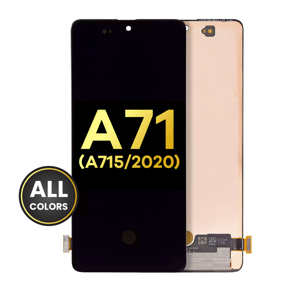 OLED Assembly Without Frame For Samsung Galaxy A71 (A715 / 2020) (Refurbished) (All Colors)