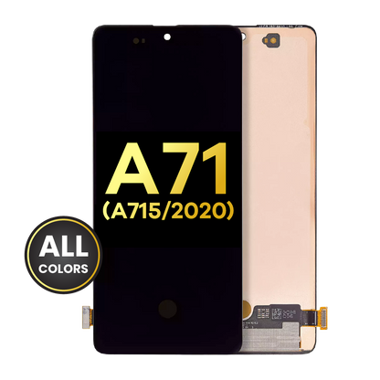 OLED Assembly Without Frame For Samsung Galaxy A71 (A715 / 2020) (Refurbished) (All Colors)