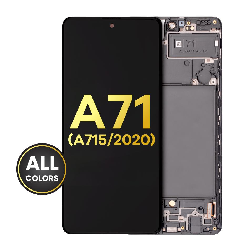 OLED Assembly With Frame For Samsung Galaxy A71 (A715 / 2020) (Refurbished) (All Colors)