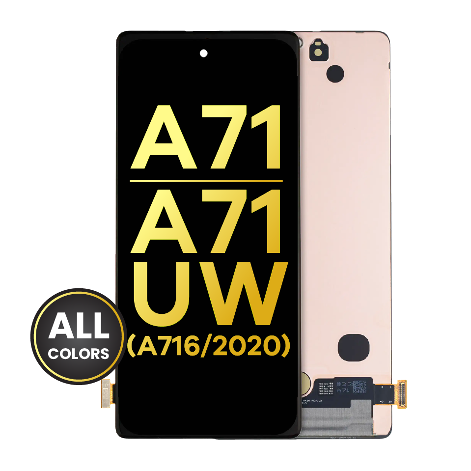 OLED Assembly Without Frame For Samsung Galaxy A71 5G / A71 5G UW (A716 / 2020) (Refurbished) (All Colors)