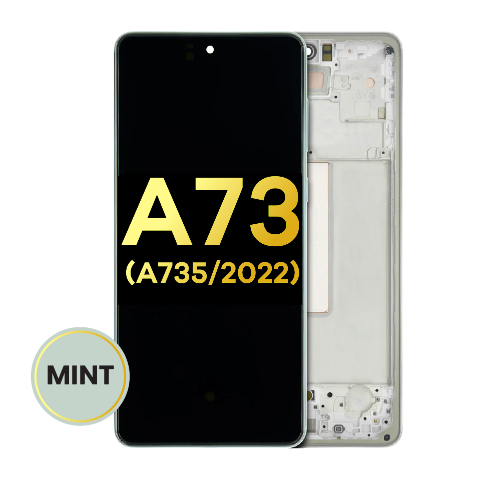 OLED Assembly With Frame For Samsung Galaxy A73 (A735 / 2022) (Refurbished) (Mint)