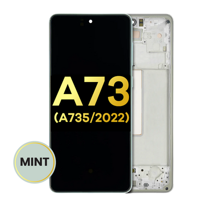 OLED Assembly With Frame For Samsung Galaxy A73 (A735 / 2022) (Refurbished) (Mint)
