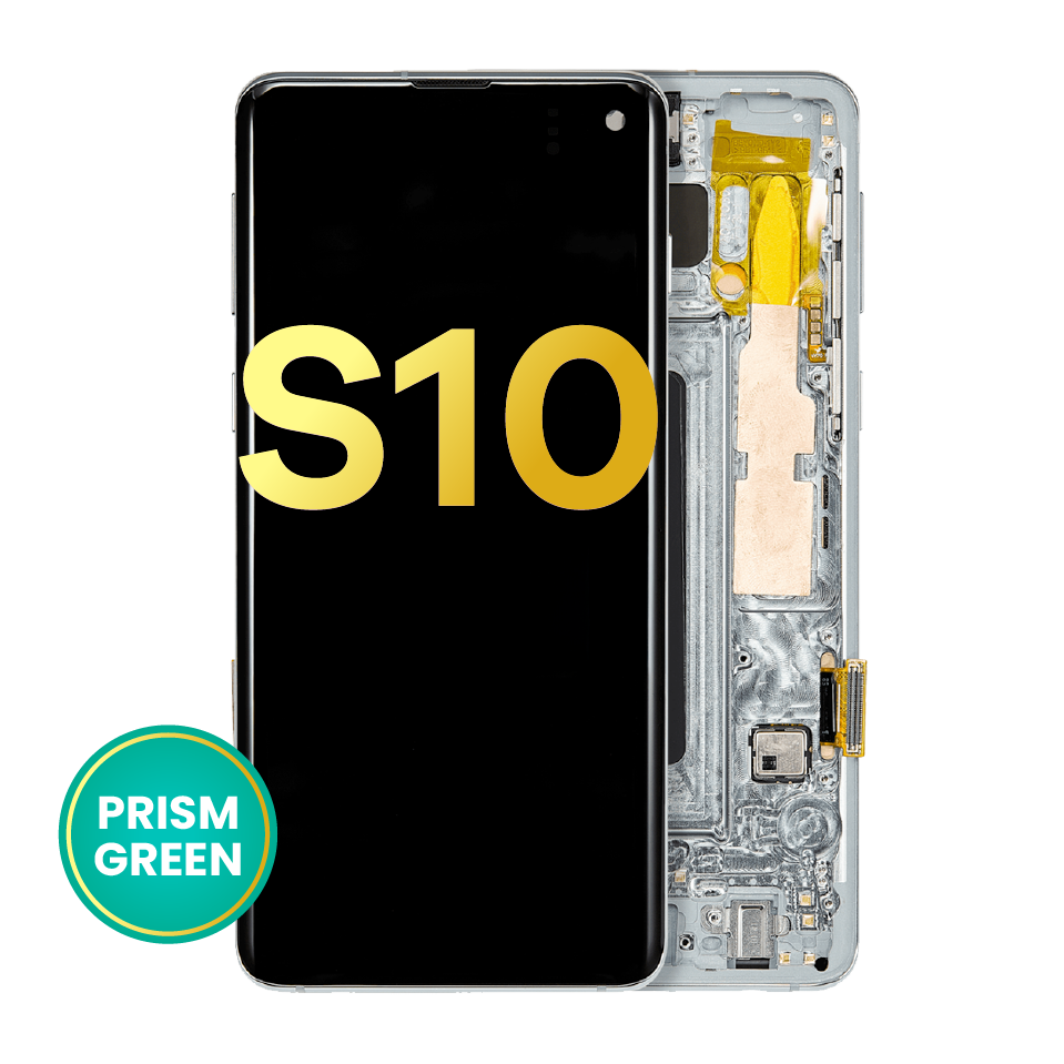 OLED Assembly With Frame For Samsung Galaxy S10 (Refurbished) (Prism Green)