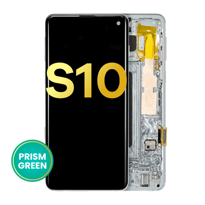 OLED Assembly With Frame For Samsung Galaxy S10 (Refurbished) (Prism Green)