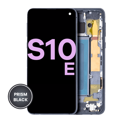 OLED Assembly With Frame For Samsung Galaxy S10E (Service Pack) (Prism Black)
