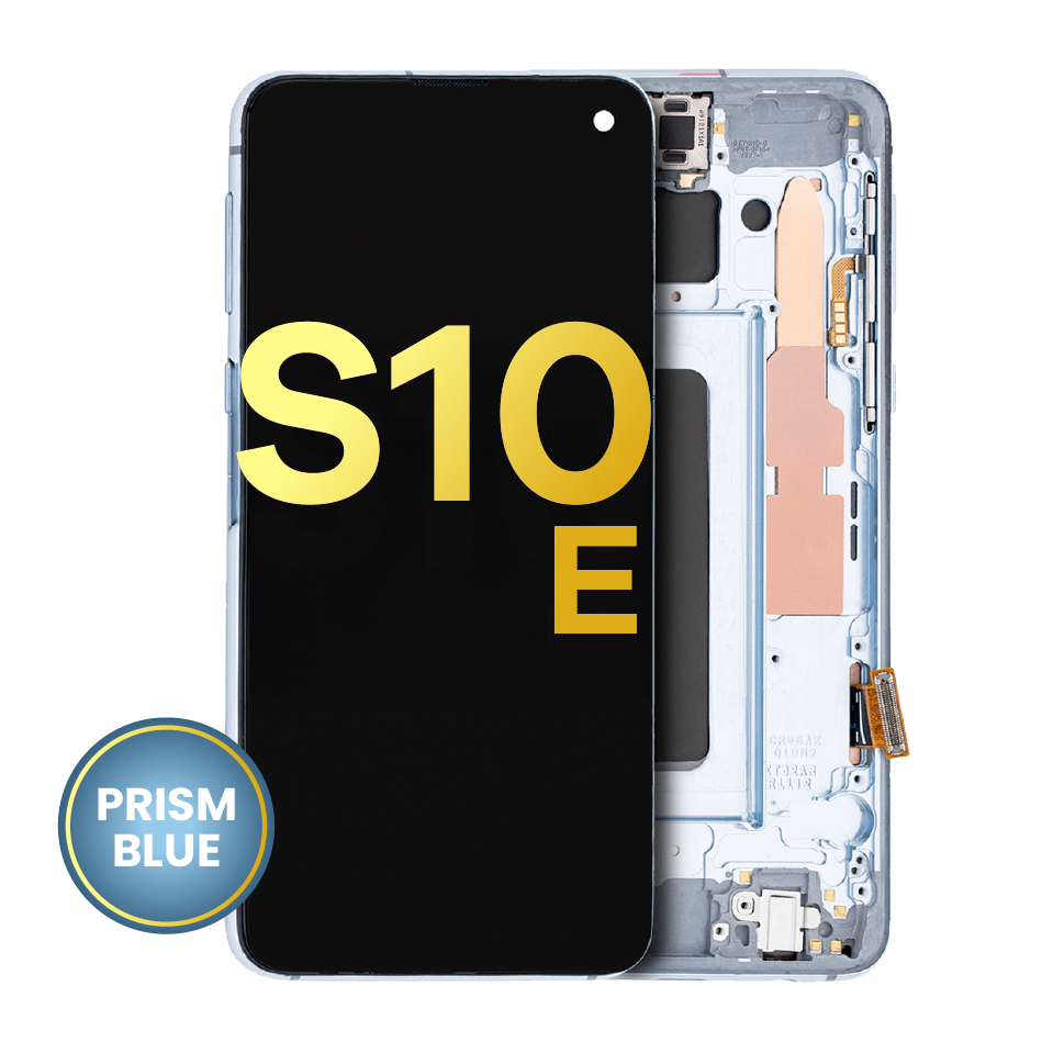 OLED Assembly With Frame For Samsung Galaxy S10E (Refurbished) (Prism Blue)