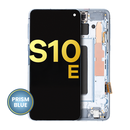 OLED Assembly With Frame For Samsung Galaxy S10E (Refurbished) (Prism Blue)