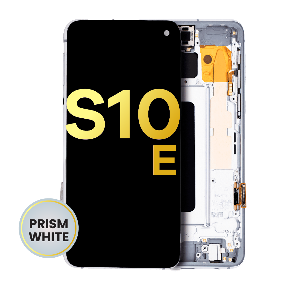 OLED Assembly With Frame For Samsung Galaxy S10E (Refurbished) (Prism White)