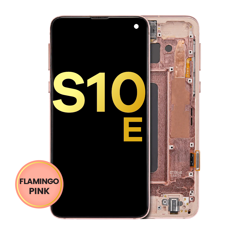 OLED Assembly With Frame For Samsung Galaxy S10E (Refurbished) (Flamingo Pink)