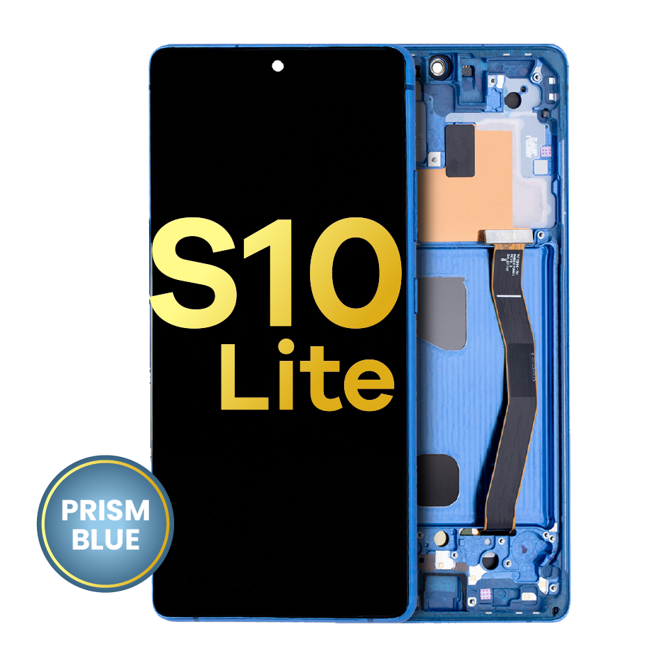 OLED Assembly With Frame For Samsung Galaxy S10 Lite (Refurbished) (Prism Blue)